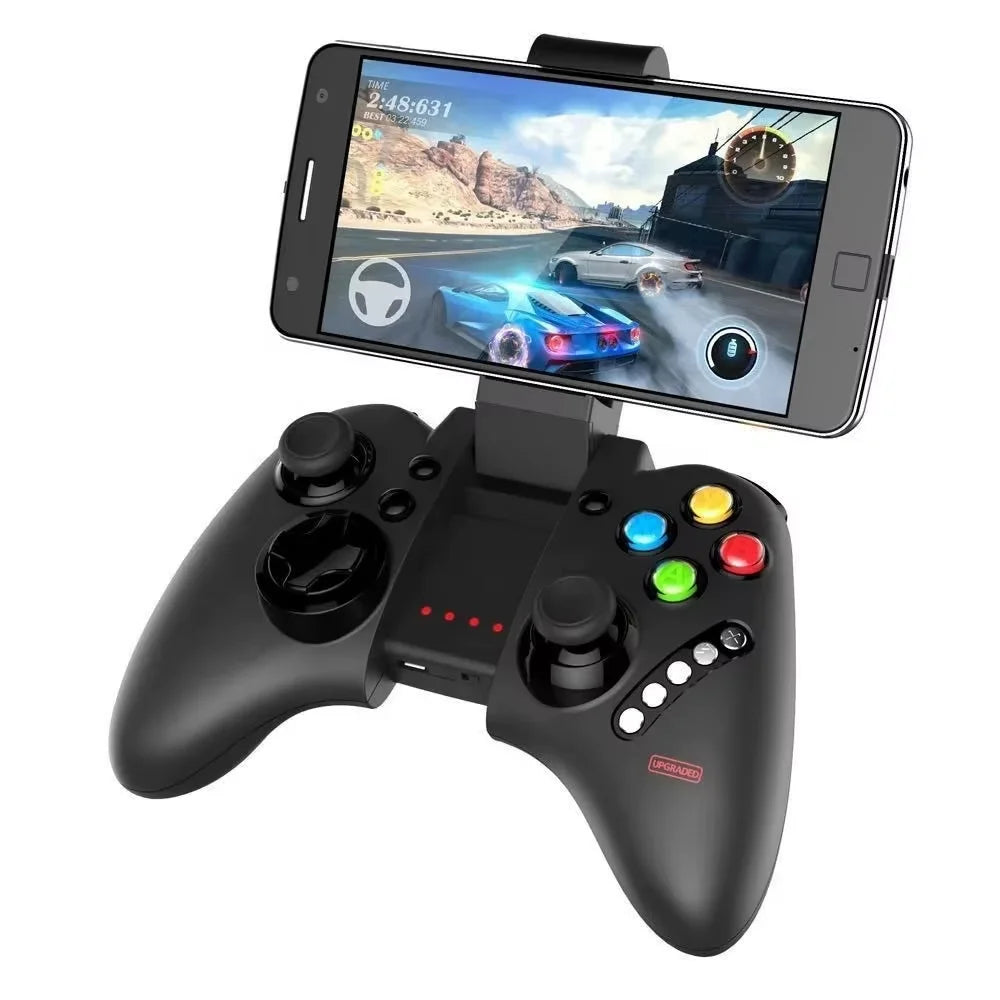 Ipega PG-9021 Bluetooth Joystick Control Black Compatible with Android iOS PC Adjustable Support for Mobile Games and Emulators