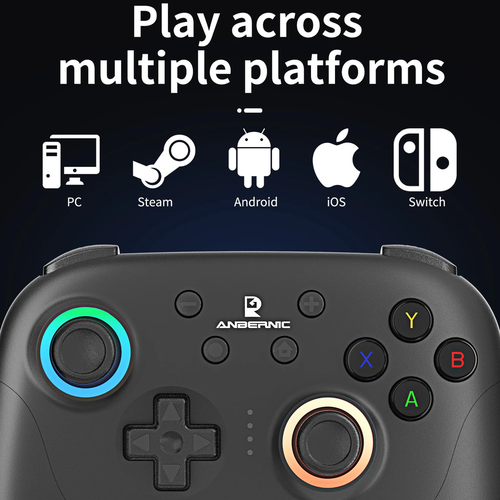 ANBERNIC RG P01 Retro Games Controller Bluetooth 5.3/Wired/2.4G Wireless Gamepad Compatible With Switch/PC/Steam/Android/IOS