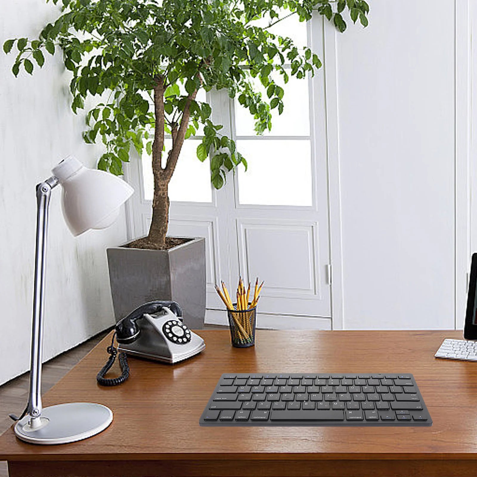 Hebrew Keyboard Wireless Computer Keyboards Mechanical Portable Silent Ultrathin Work Electronic