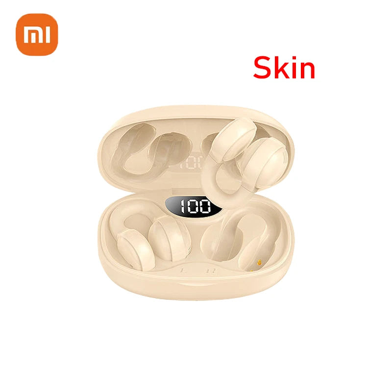 Xiaomi  Bluetooth Earphones Ear Clip Bone Conduction Wireless Headphones Sport Headset with Mic Noise Reduction Touch Control