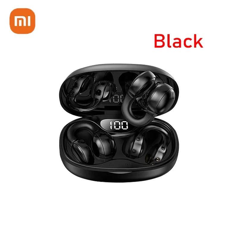 Xiaomi  Bluetooth Earphones Ear Clip Bone Conduction Wireless Headphones Sport Headset with Mic Noise Reduction Touch Control