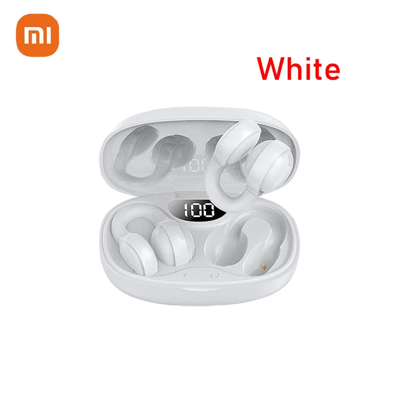 Xiaomi  Bluetooth Earphones Ear Clip Bone Conduction Wireless Headphones Sport Headset with Mic Noise Reduction Touch Control