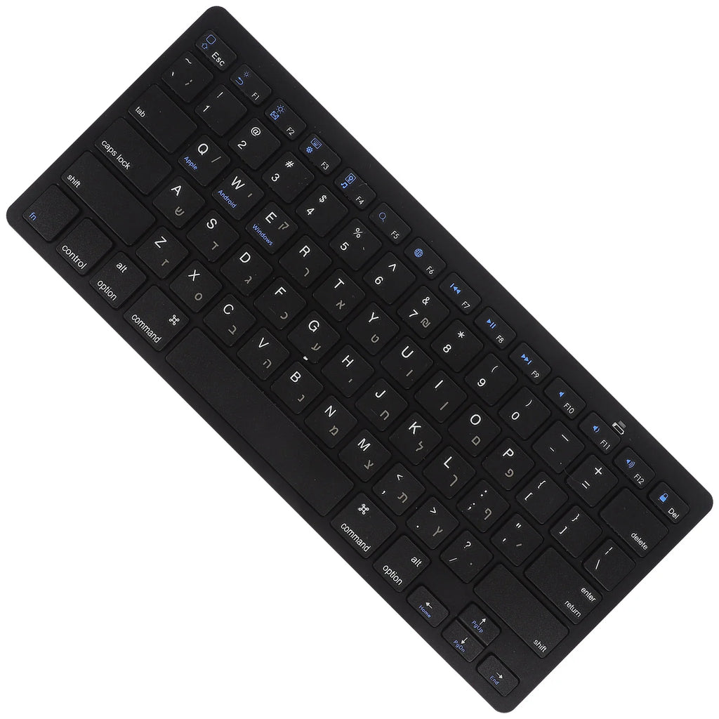 Hebrew Keyboard Wireless Computer Keyboards Mechanical Portable Silent Ultrathin Work Electronic