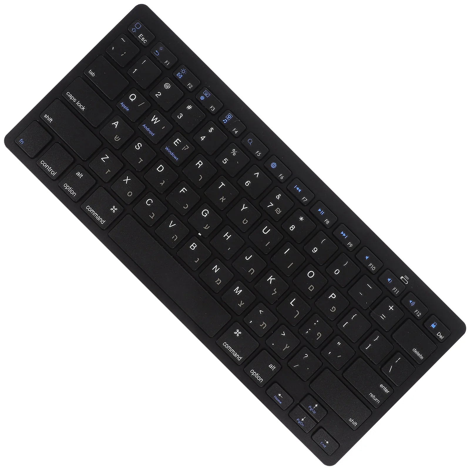 Hebrew Keyboard Wireless Computer Keyboards Mechanical Portable Silent Ultrathin Work Electronic