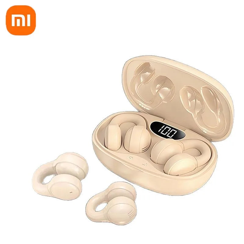 Xiaomi  Bluetooth Earphones Ear Clip Bone Conduction Wireless Headphones Sport Headset with Mic Noise Reduction Touch Control